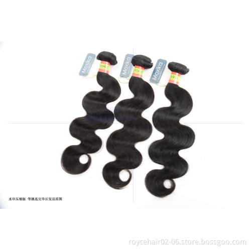 10a Cheap Raw Virgin Mink Hair Extensions Vendors Brazilian Human Hair Body Wave Bundles with Lace Frontal Closure